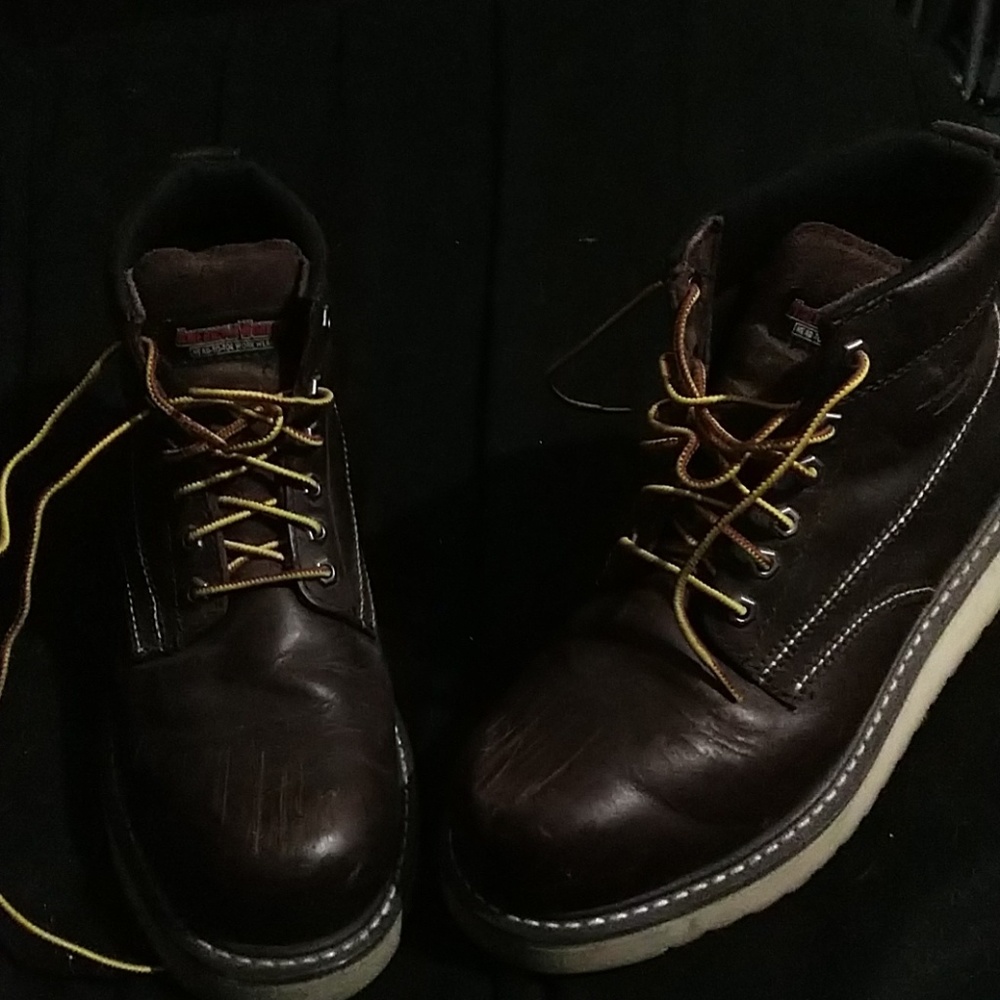 Sold- american worker work boots o